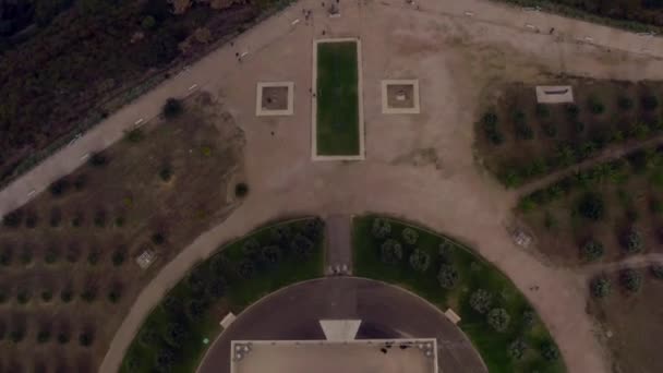 Lissabon Portugal Luchtfoto Bird View Van Heiligdom Van Christus Koning — Stockvideo