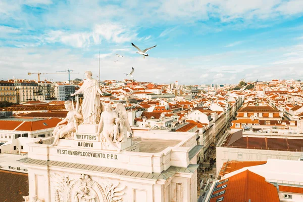 Kasım 2018 Lizbon Portekiz Lizbon Cityscape Tarihi Kentin Alfama Görünümü — Stok fotoğraf