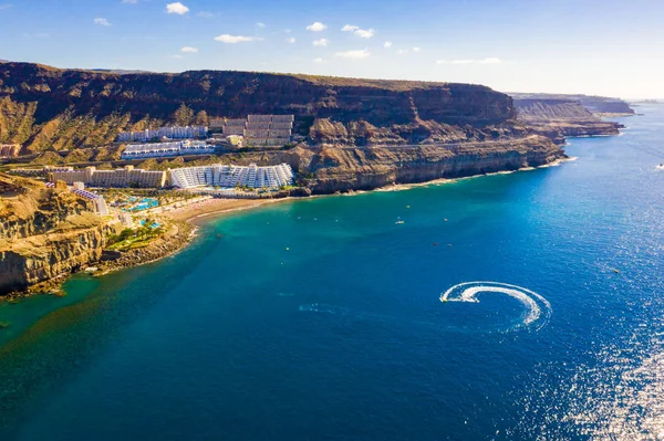 Puerto Mogan Ville Sur Côte Île Gran Canaria Espagne — Photo