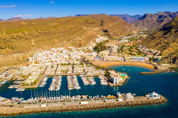 Puerto Mogan Ville Sur Côte Île Gran Canaria Espagne — Photo