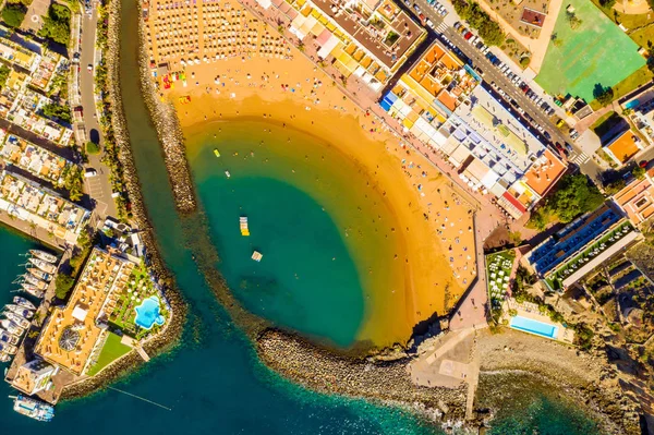 Puerto Mogan Cidade Costa Ilha Gran Canaria Espanha — Fotografia de Stock