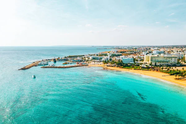 November 2018 Limassol Cyprus Aerial View Molos Promenade Coast Limassol — Stock Photo, Image