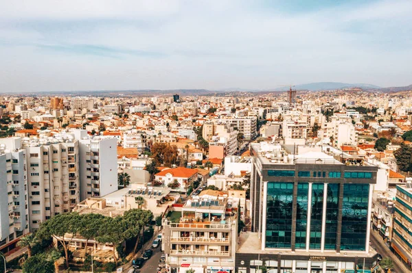 Noviembre 2018 Nicosia Chipre Vista Aérea Gran Altitud Icónica Capital — Foto de Stock