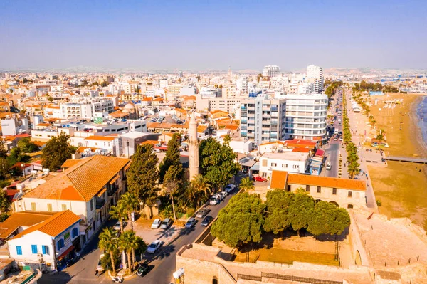 November 2018 Larnaka Zypern Schöne Aussicht Auf Die Hauptstraße Von — Stockfoto