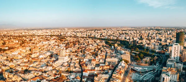 Noviembre 2018 Nicosia Chipre Vista Aérea Gran Altitud Icónica Capital —  Fotos de Stock