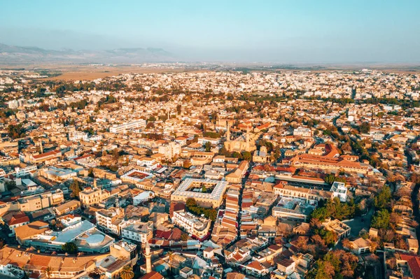 Noviembre 2018 Nicosia Chipre Vista Aérea Gran Altitud Icónica Capital — Foto de Stock