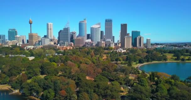 Sydney Australien Maj 2018 Aerial Landskab Sydney Centrale Forretning Omkring – Stock-video