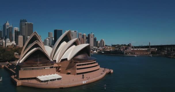 Sydney Australia November 2018 Aerial View Sydney Opera House Multi — Stock Video