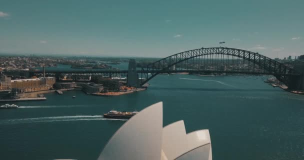 Sydney Australia Novembre 2018 Vista Aerea Della Sydney Opera House — Video Stock