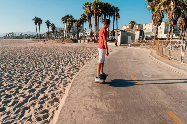 Августа 2018 Года Лос Анджелес Сша Вибрации Венецианского Пляжа Люди — стоковое фото