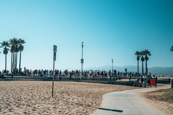 Augustus 2018 Los Angeles Verenigde Staten Mooie Zomerdag Het Venice — Stockfoto