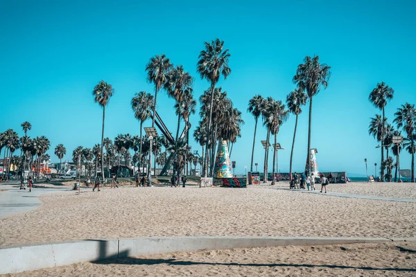 August 2018 Los Angeles Usa Beautiful Summer Day Venice Beach — Stock Photo, Image