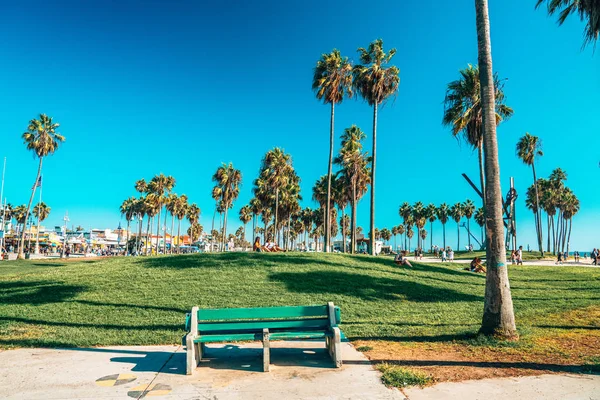 Серпня 2018 Лос Анджелес Сша Прекрасний Літній День Районі Пляжу — стокове фото