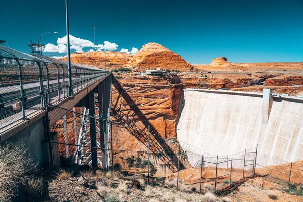 Glen Canyon Dam Colorado Page Arizona — Stock Photo, Image