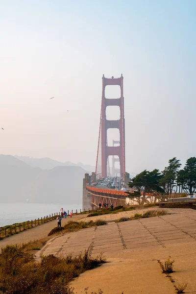 Gyönyörű Golden Gate Megtekintése San Francisco — Stock Fotó