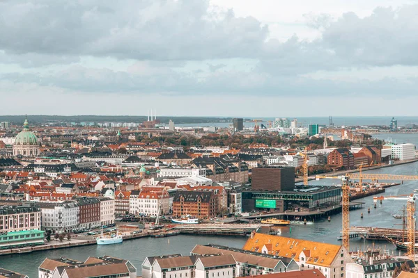 Vista Aérea Copenhague Desde Arriba — Foto de Stock