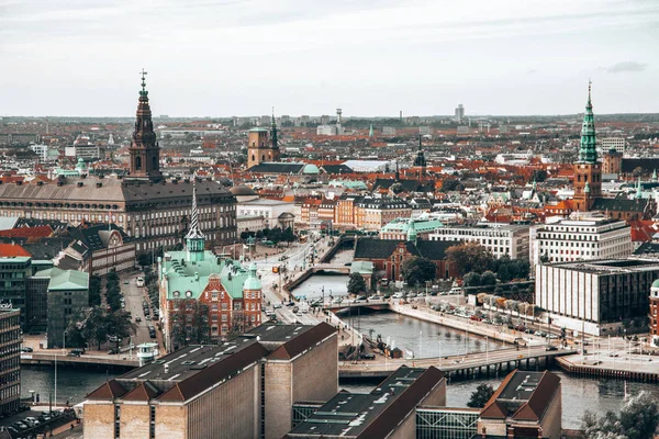Aerial Widok Kopenhaga Góry — Zdjęcie stockowe