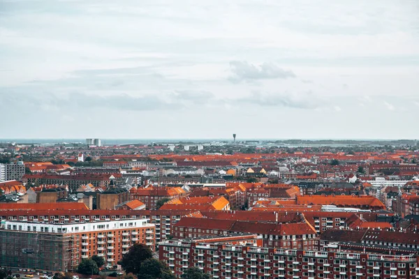 Vista Aérea Copenhague Desde Arriba — Foto de Stock