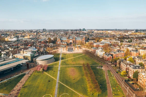 April 2019 Amsterdam Netherlands Aerial View Van Gogh Museum Amsterdam — Stock Photo, Image