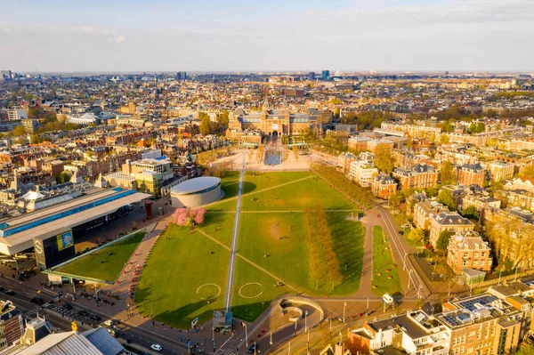 April 2019 Amsterdam Netherlands Aerial View Van Gogh Museum Amsterdam — Stock Photo, Image