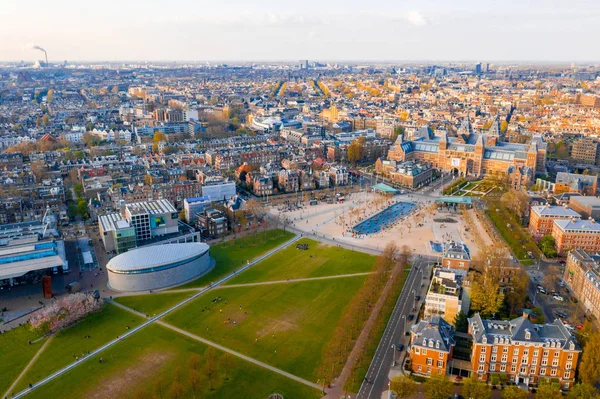 April 2019 Amsterdam Netherlands Aerial View Van Gogh Museum Amsterdam — Stock Photo, Image
