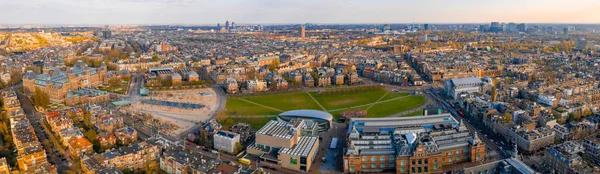 Abril 2019 Amesterdão Países Baixos Vista Aérea Museu Van Gogh — Fotografia de Stock