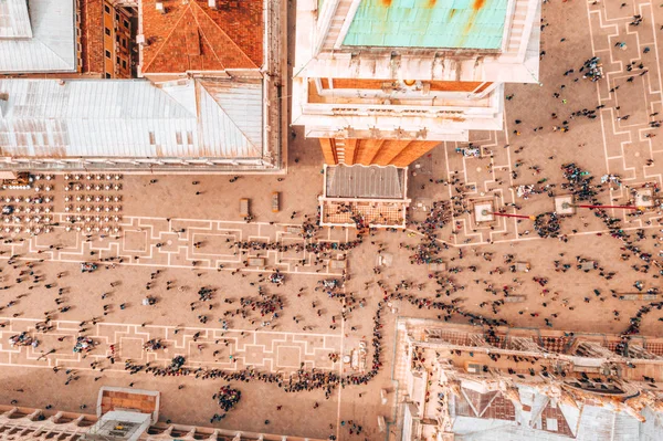 Вид Воздуха Достопримечательности Венеции Высоты Птичьего Полета Площадь Сан Марко — стоковое фото