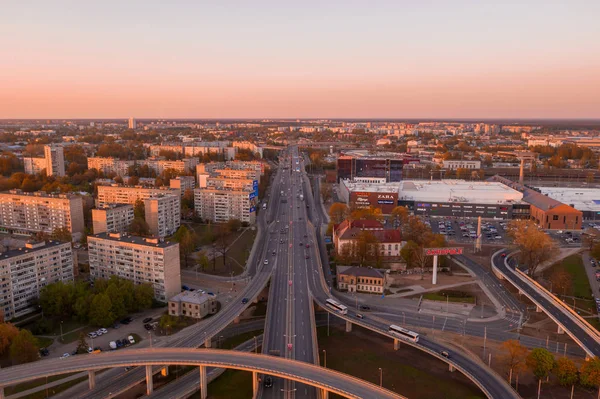 라트비아 2019년 01일 새로운 아크로폴 센터남부 — 스톡 사진