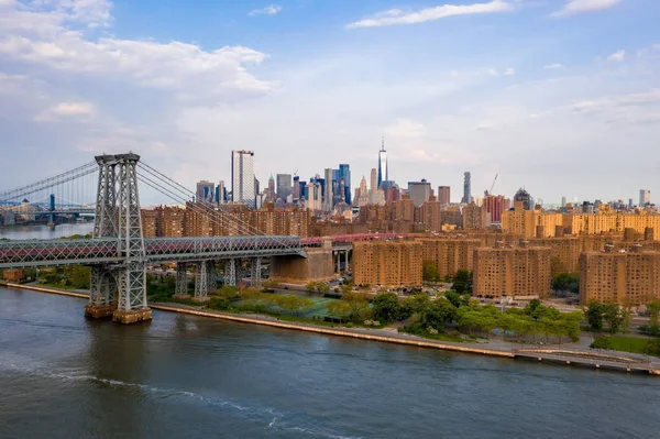 Nueva York Estados Unidos Mayo 2019 Vista Aérea Cerca Del — Foto de Stock