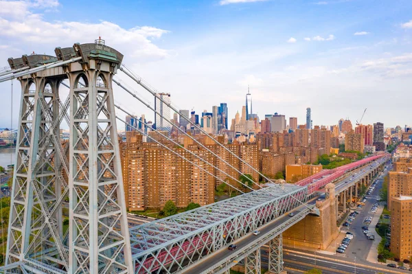 New York États Unis Mai 2019 Vue Aérienne Rapprochée Pont — Photo