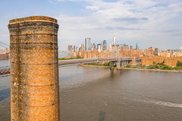 Mei 2019 New York Usa Domino Park Brooklyn Williamsburg Oude — Stockfoto