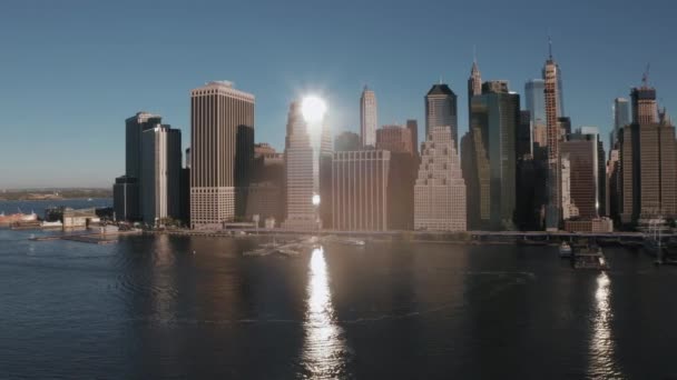 Транспортна Система Автомобільних Доріг Нью Йорку Сша Біля Верраццано Звужує — стокове відео