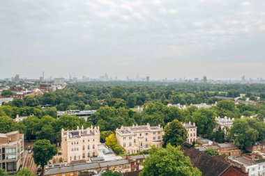 Londra 'da Hyde Park güzel havadan görünümü, Ingiltere.
