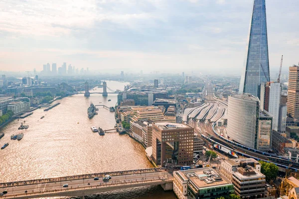 Vista Aérea Cidade Londres Reino Unido — Fotografia de Stock