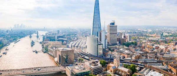 Αεροφωτογραφία Της Πόλης Του Λονδίνου Ενωμένο Βασίλειο — Φωτογραφία Αρχείου