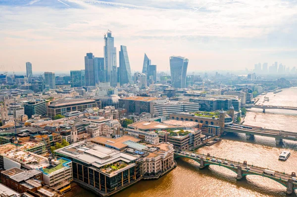 Luftaufnahme Der Stadt London Vereinigtes Königreich — Stockfoto