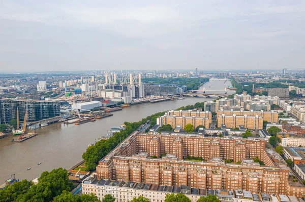 Londra şehrinin havadan görünüşü, Birleşik Krallık.