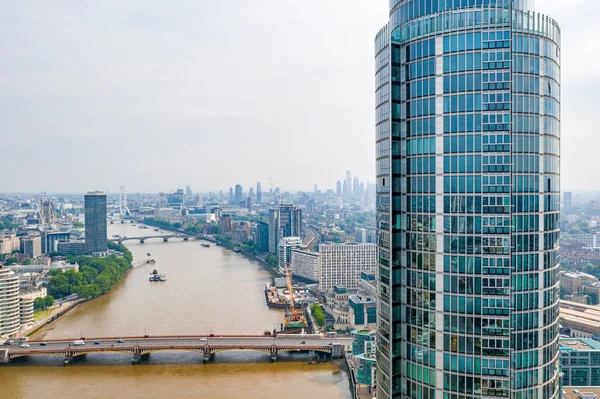 Vista Aérea Cidade Londres Reino Unido — Fotografia de Stock