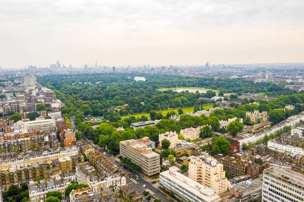 Hermosa Vista Aérea Del Parque Hyde Londres Reino Unido —  Fotos de Stock