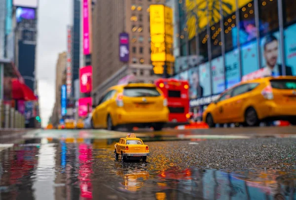 New York Amerikai Egyesült Államok Május 2019 Vintage Régi Taxi — Stock Fotó