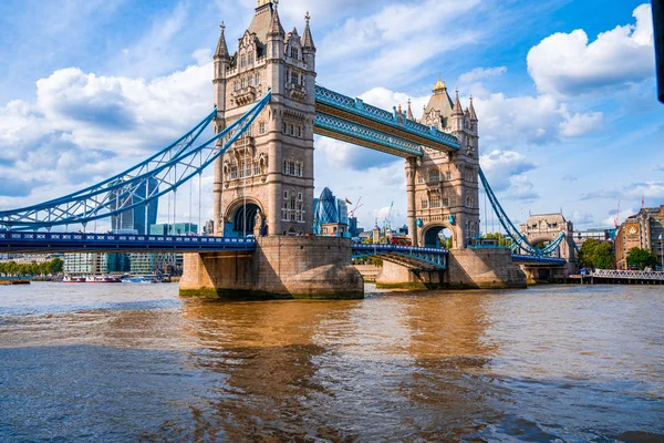 Londra Ağustos 2019 Londra Daki Tower Bridge Güzel Manzarası Ngiltere — Stok fotoğraf