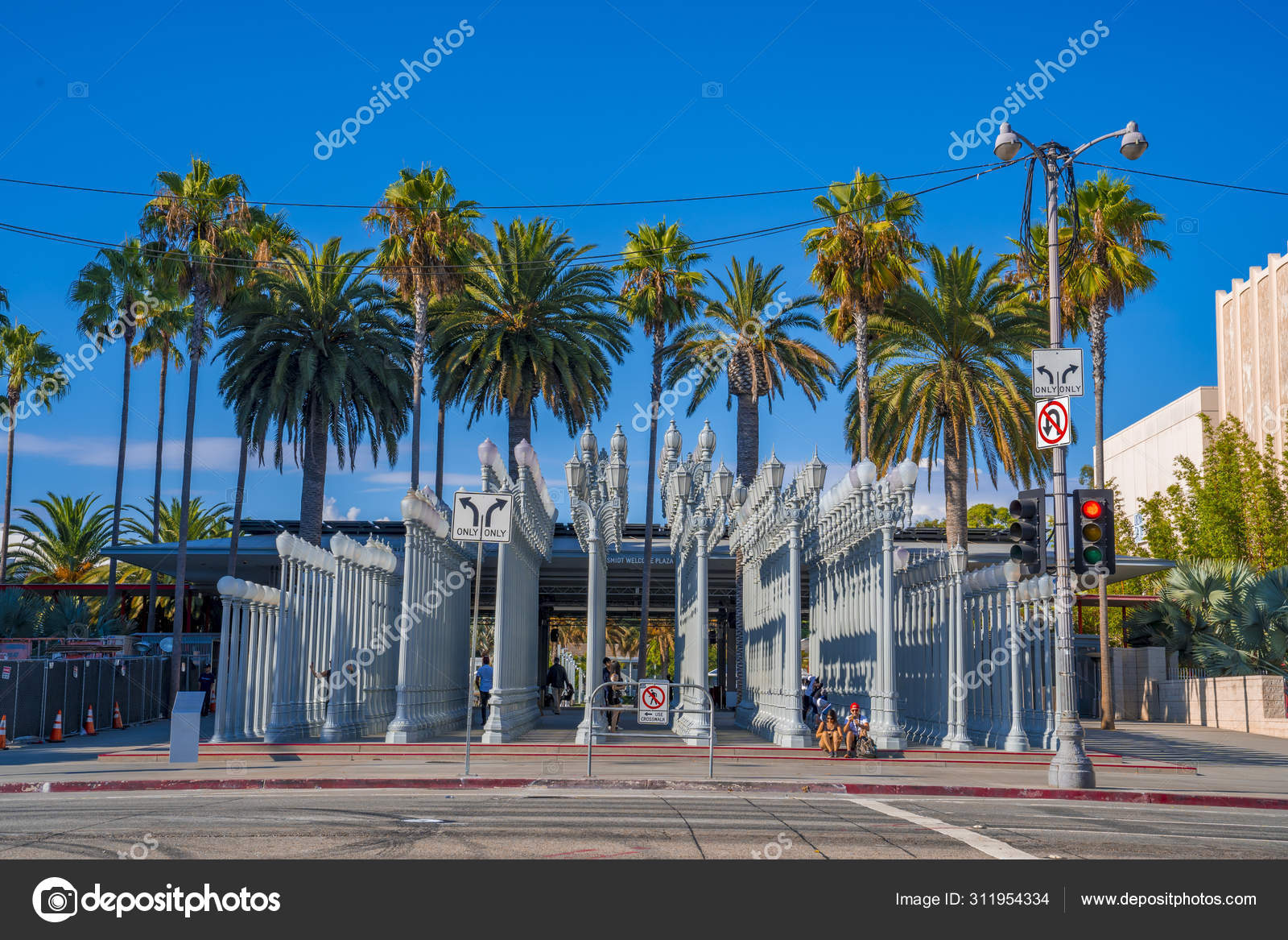 Los Angeles May Urban Light Large Scale Assemblage Sculpture Chris Stock Editorial Photo C Ingus Kruklitis Gmail Com 311954334