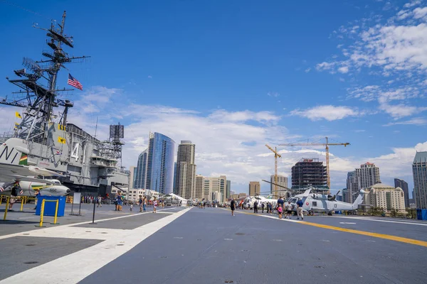 San Diego California Usa Juni 2019 Uss Midway Carrier Museum — Stockfoto