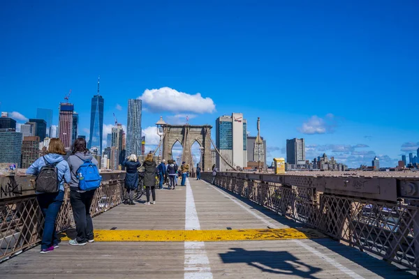 New York Usa May 2019 Brooklyn Bridge New York Usa — Stock Photo, Image