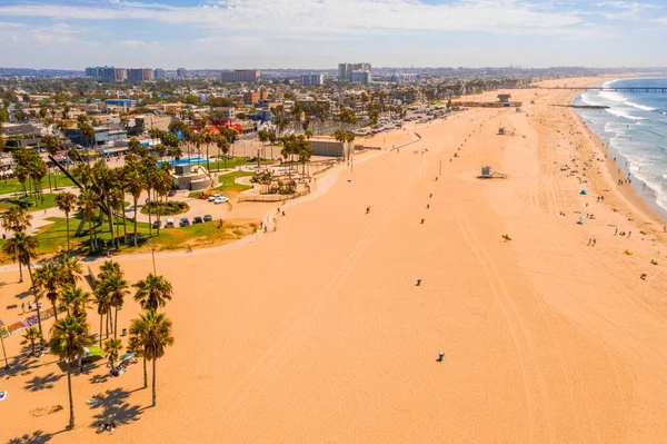 Prachtig Uitzicht Het Strand Van Venetië Californië Aan Stille Oceaan — Stockfoto