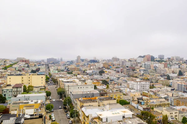 San Francisco Abd Nin Güzel Hava Manzarası Şehir Merkezi Manzarası — Stok fotoğraf