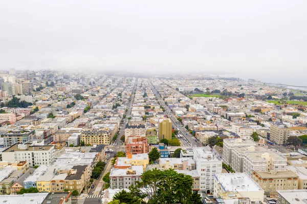 Krásný Letecký Výhled San Francisco Usa Pohled Centrum Záliv San — Stock fotografie
