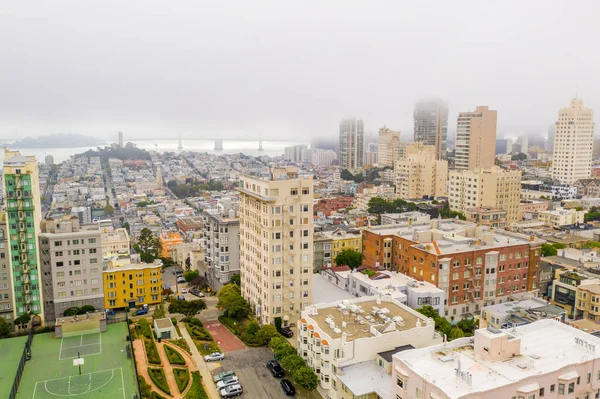 Prachtig Uitzicht Vanuit Lucht San Francisco Usa Uitzicht Binnenstad Baai — Stockfoto