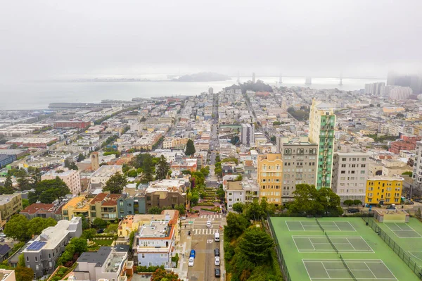 Beautiful Aerial View San Francisco Usa View Downtown San Francisco — Stock Photo, Image