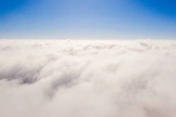 Wschód Słońca Nad Chmurami Okna Samolotu Piękna Tapeta Lub Tło — Zdjęcie stockowe